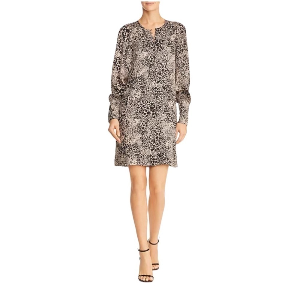 Rebecca Taylor Leopard Print Silk Dress 6 - Picture 6 of 11